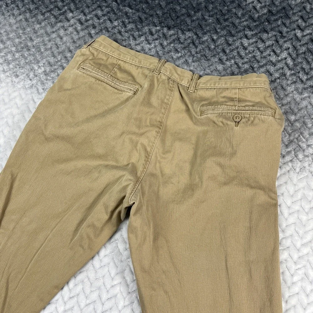J.Crew 770 Straight Chino Pants Mens 33x32 Khaki Beige Classic Fit Fits-W32 L31